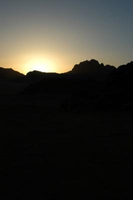 Sunset, Wadi Rum