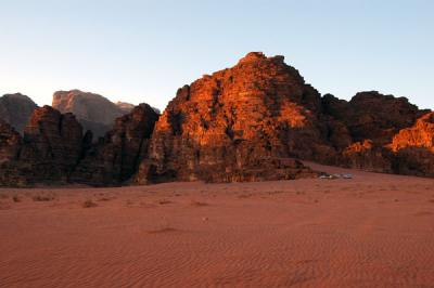 The sunset spot, Wadi Rum