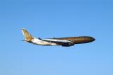 Gulf Air A330 fly-by