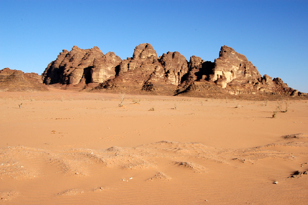 Desert from Wadi Rum Tourist Road