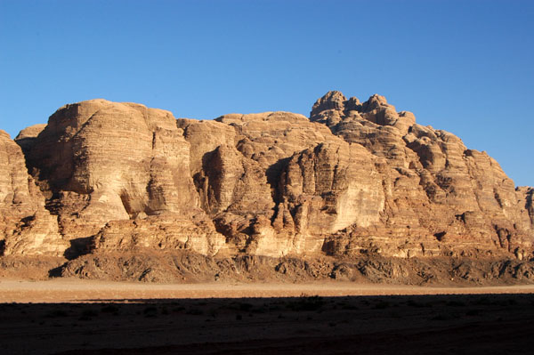 Driving from the Visitors Center to Wadi Rum Village