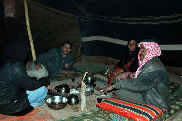 Local family in Wadi Rum Village