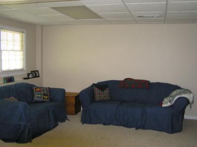 lower level rec room left side