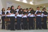 Choir at the High School Building Dedication