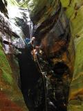 Michael, final abseil