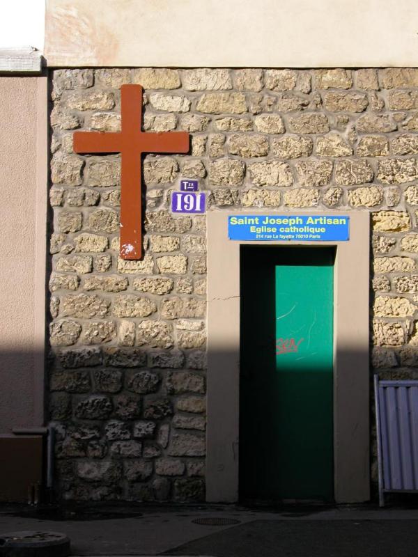 Church in a wall