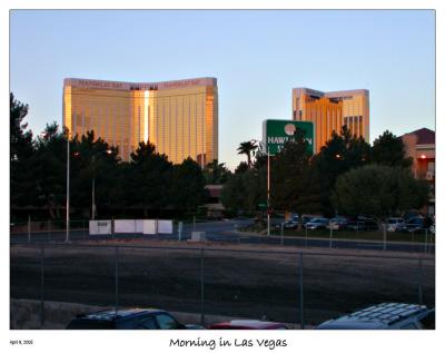 Morning sunrise in Las Vegas