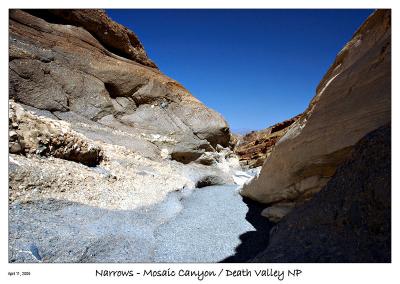 Canyon getting narrow