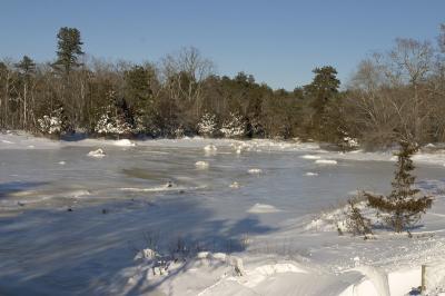 Ludes Estuary after the January blizzard