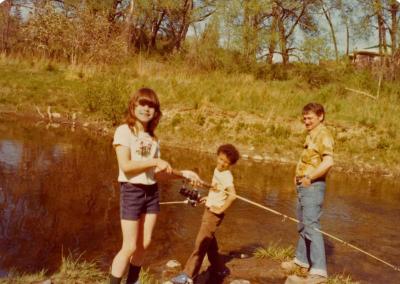 1976 Me, my cousin and my uncle