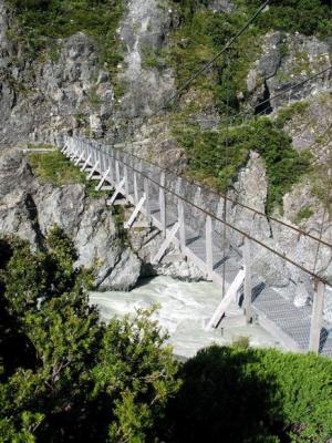 The 2nd suspension bridge at Hooker Valley