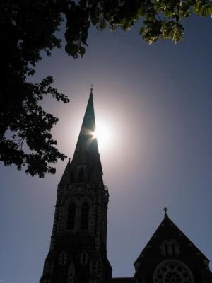 Christchurch Cathedral spire