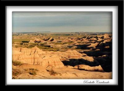 Badlands at Sunset