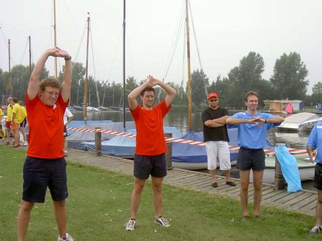 Peter: Hm.. dr moet hier hard getraind worden