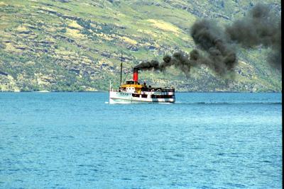 toot toot, the historic steamship SS Earnslaw has made a living on the Lake for 100 years