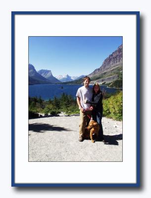 Ron & Jess at St. Mary's Lake