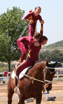 Arabesque at the top