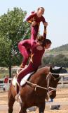 Arabesque at the top