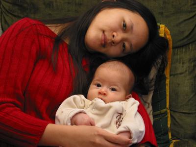 Mother & daughter by Francis