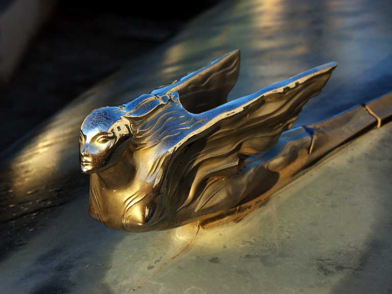 Caddy Hood Ornament, Route 66 Motel