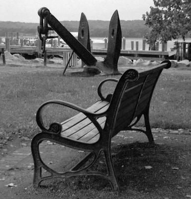 Park Bench On The Potomac.jpg