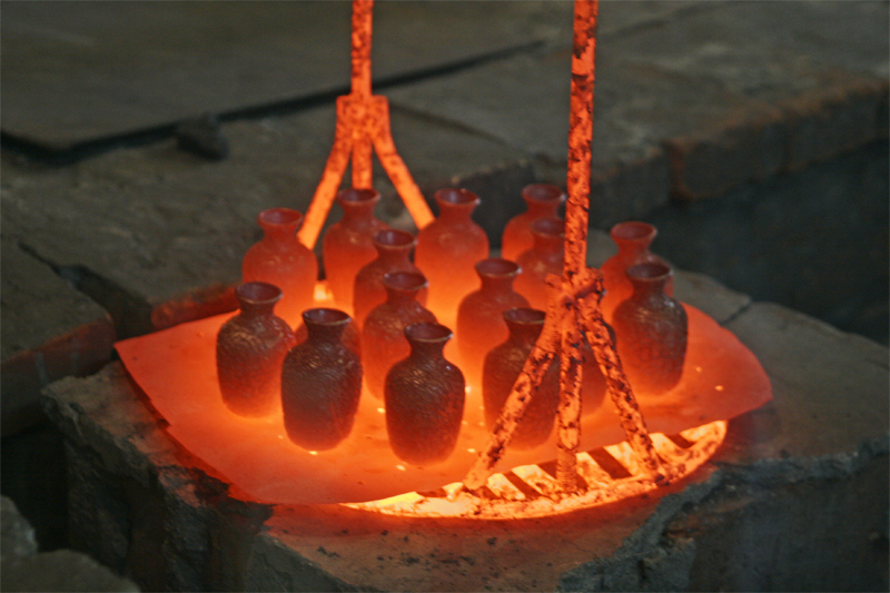 Visite d'une fabrique d'état d'émail cloisonné