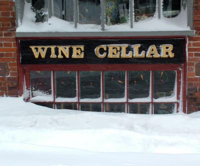 Snowed-in Wine Cellar