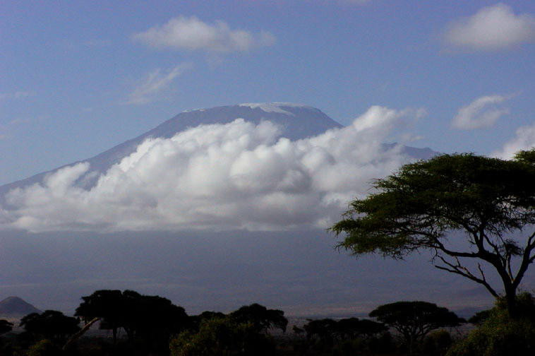Kilimanjaro from our Amboseli camp in Kenya