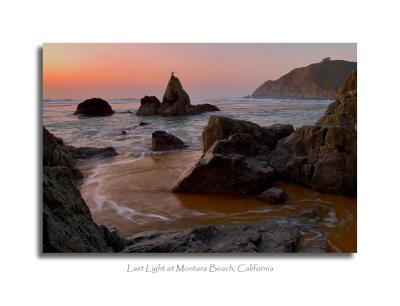 Last Light at Montara Beach