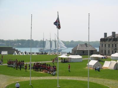 Ft Niagara and ship