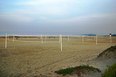 The Volleyball Courts Await