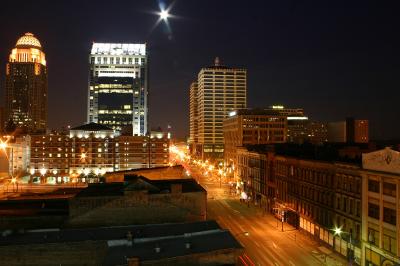 Full Moon Over Downtown Louisville