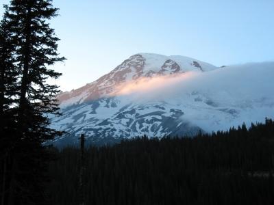 Rainier at Sunset
