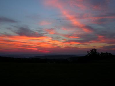 Sunrise over the Farmington Valley
