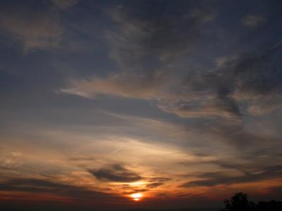 Sunrise over the Farmington Valley