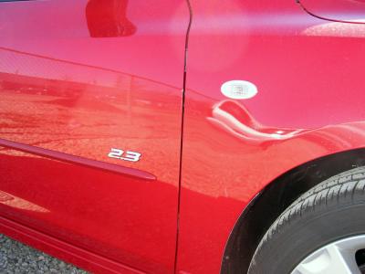 Mazda 3 at Sterling Mazda before Delivery - 4/13/2005