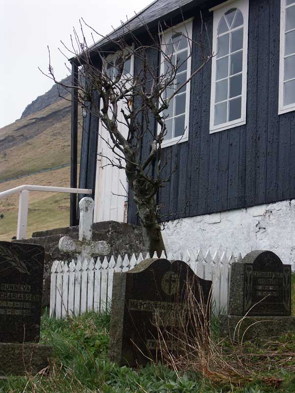 The church and the graveyard