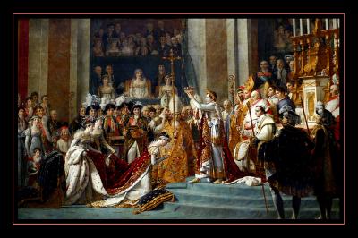 Le Sacre de Napoleon 1er (1805) par Jacques Louis DAVID