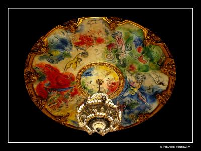The ceiling, Painted by Chagall