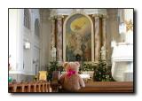 Inside the church