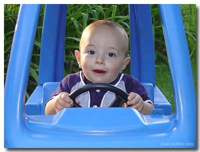 He's trying to run me over!