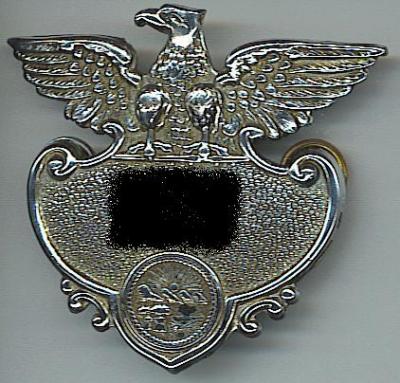 Ohio Generic Eagle-Top Hat Badge