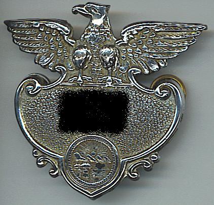 Ohio Generic Eagle-Top Hat Badge