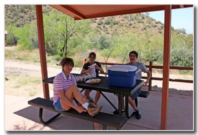 At the Picnic Table