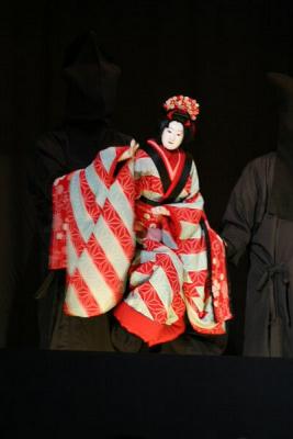 Bunraku at the Kyoto Traditional Musical Theatre, Kyoto