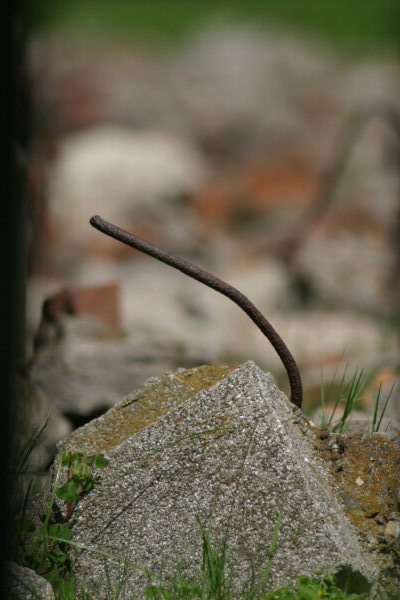 Piece of Rubble at the Atomic Bomb Dome site