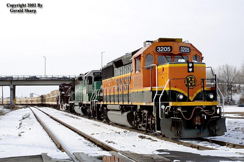 BNSF 3205 Worktrain At Longmont