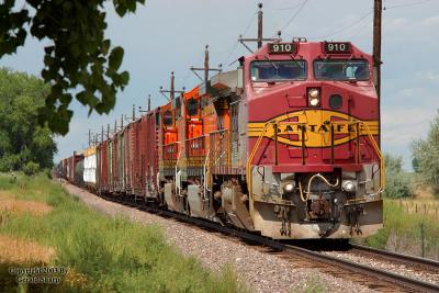 BNSF 910 East Near Highland, CO