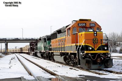 BNSF 3205 Worktrain At Longmont