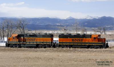 BNSF 2962 At Highland, CO